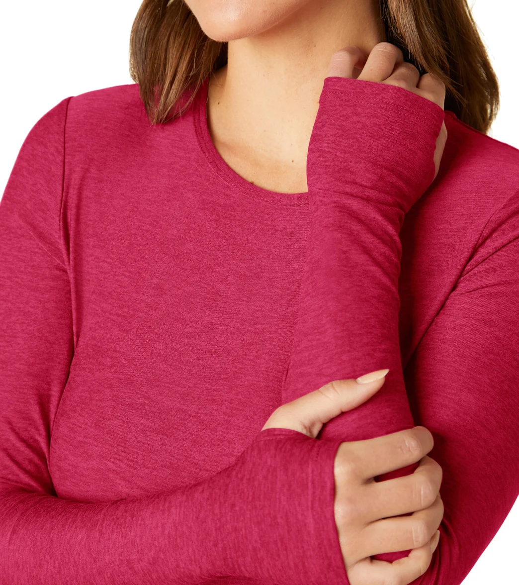 Beyond Yoga Featherweight Spacedye Classic Crew Pullover