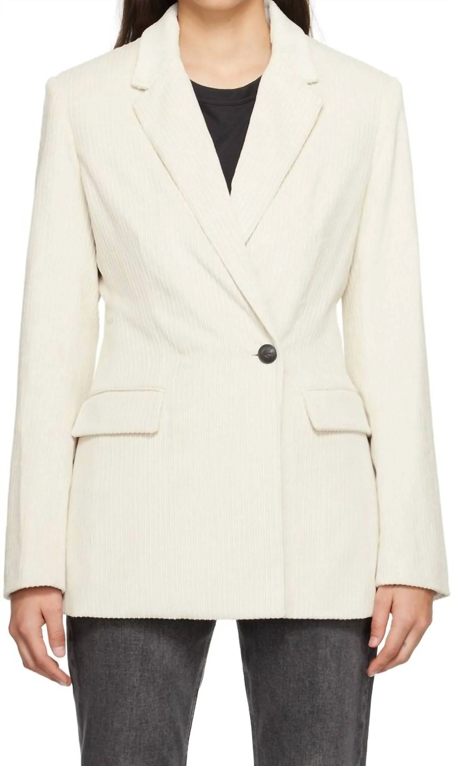 Tessa Blazer In Ivory