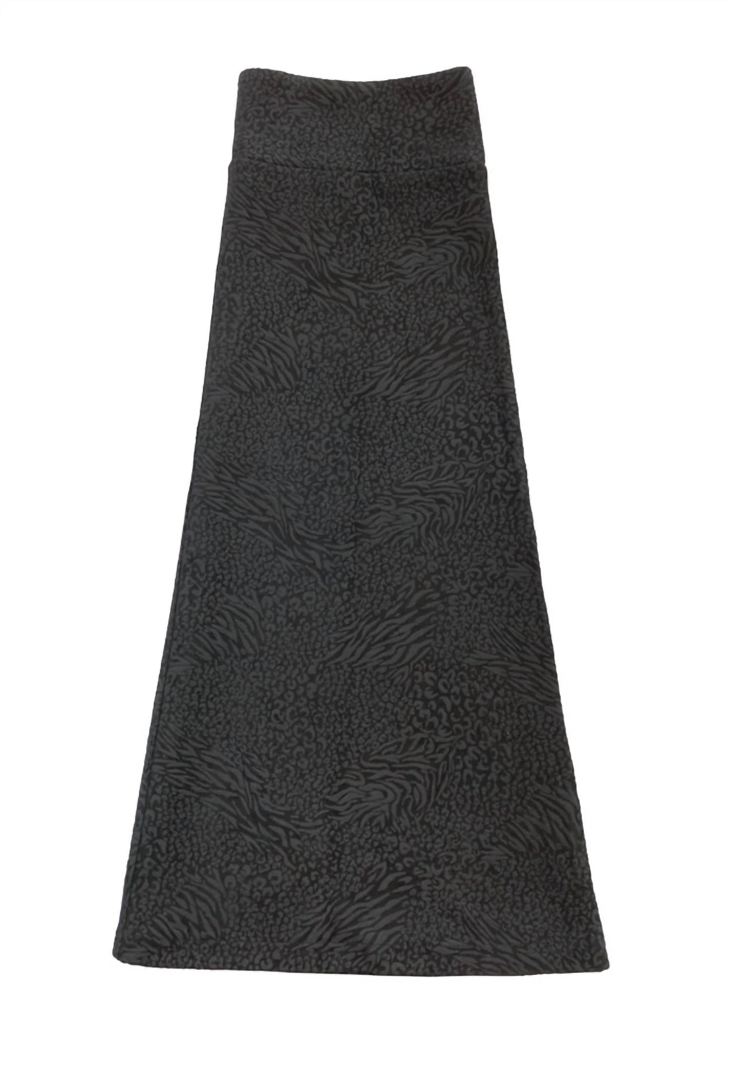 Women's Faux Suede Skirt In Black