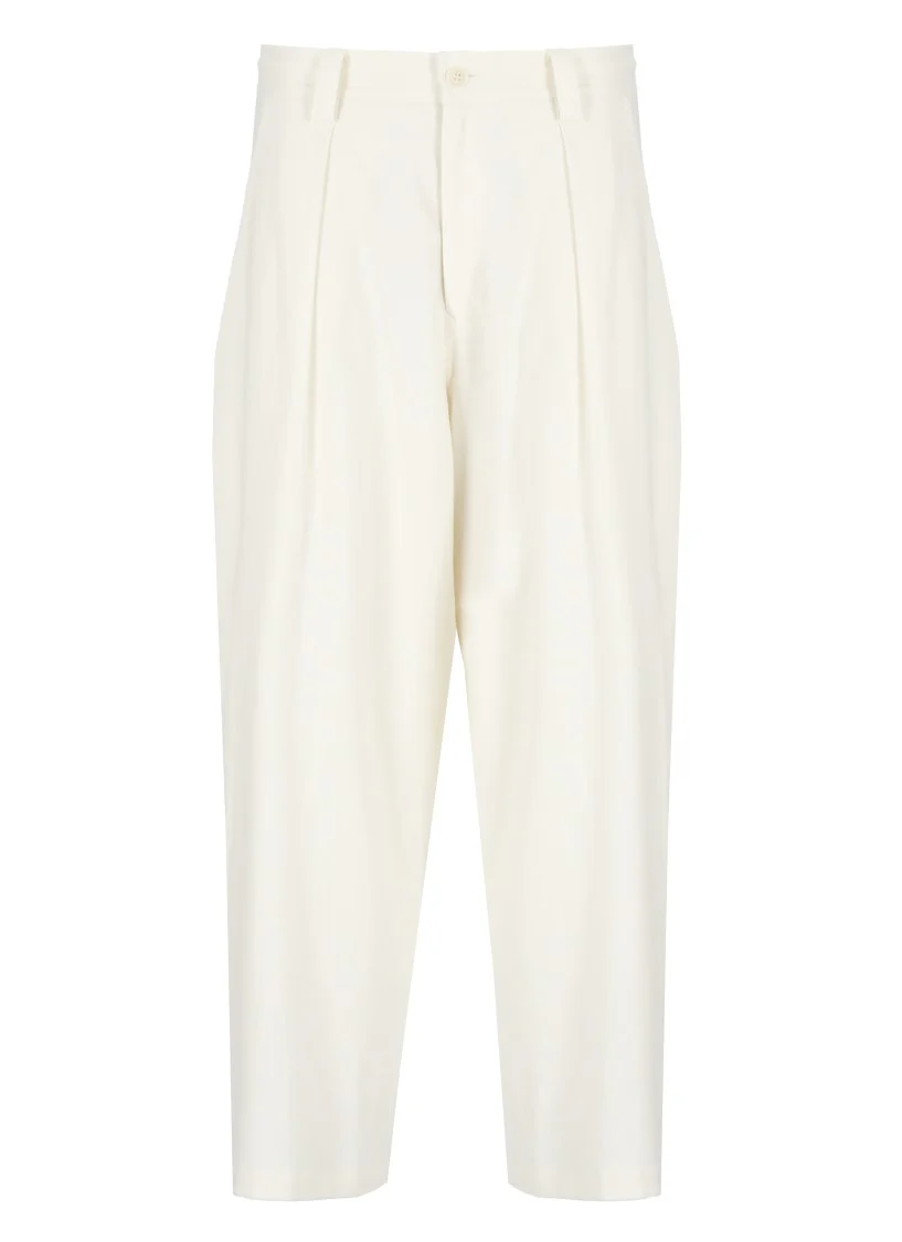 High-Waisted Linen Blend Pants