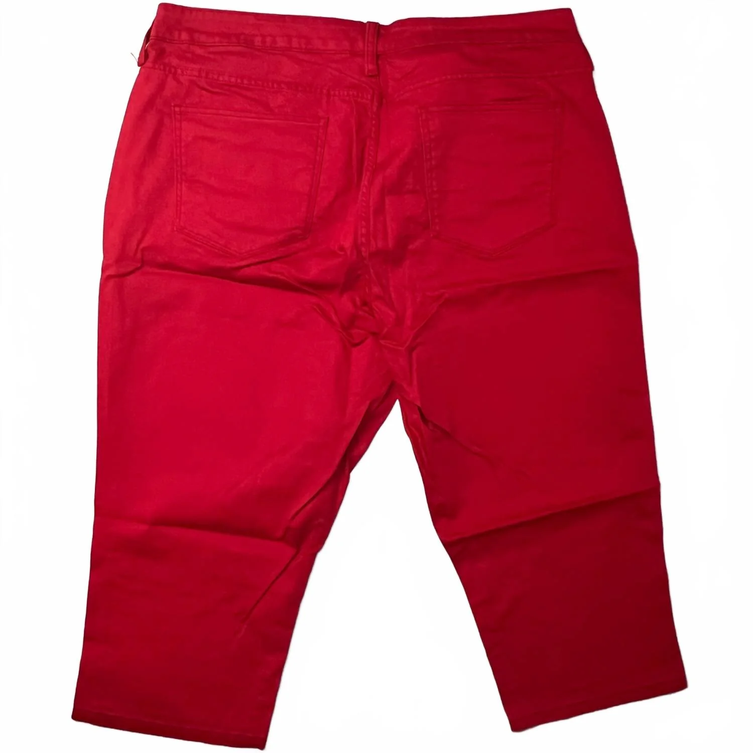 Women's Mid-Rise Secretly Slender Capri Pants In Red