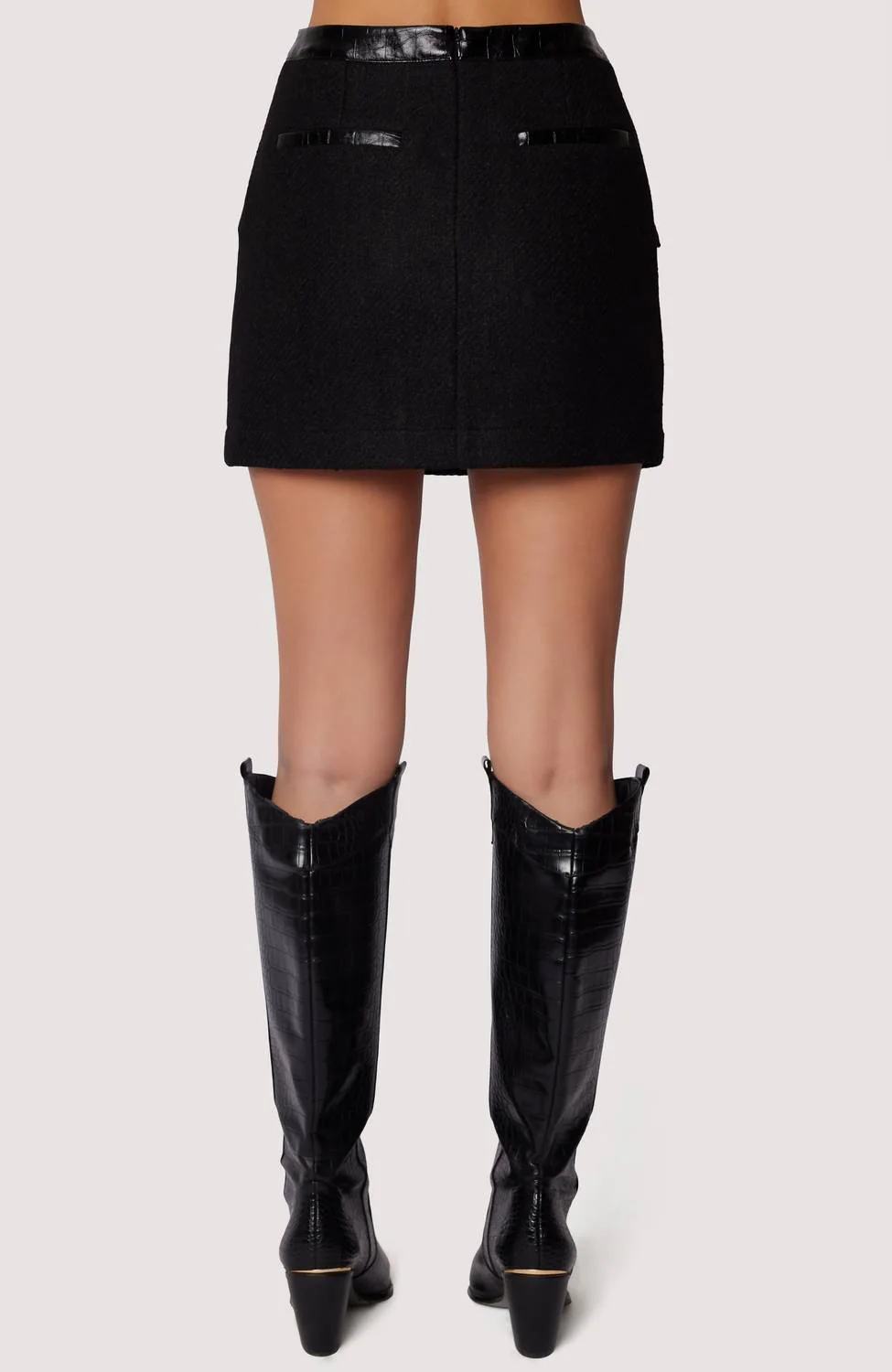 Alessia Mini Skirt In Black