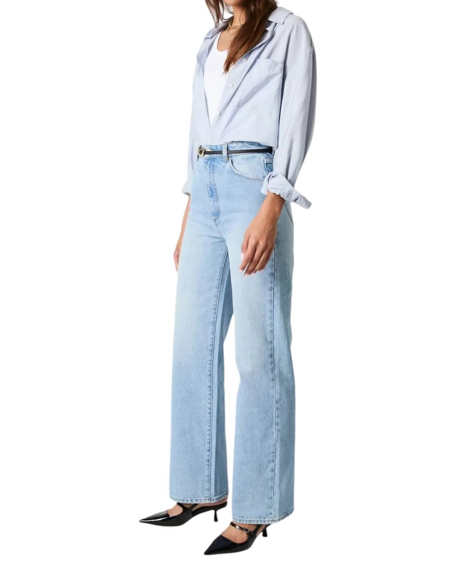 Heidi Ankle Jeans In Old Stone