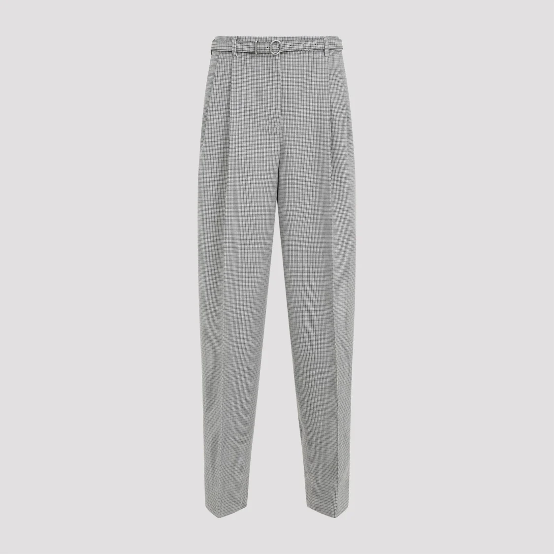 Grey Virgin Wool Pants