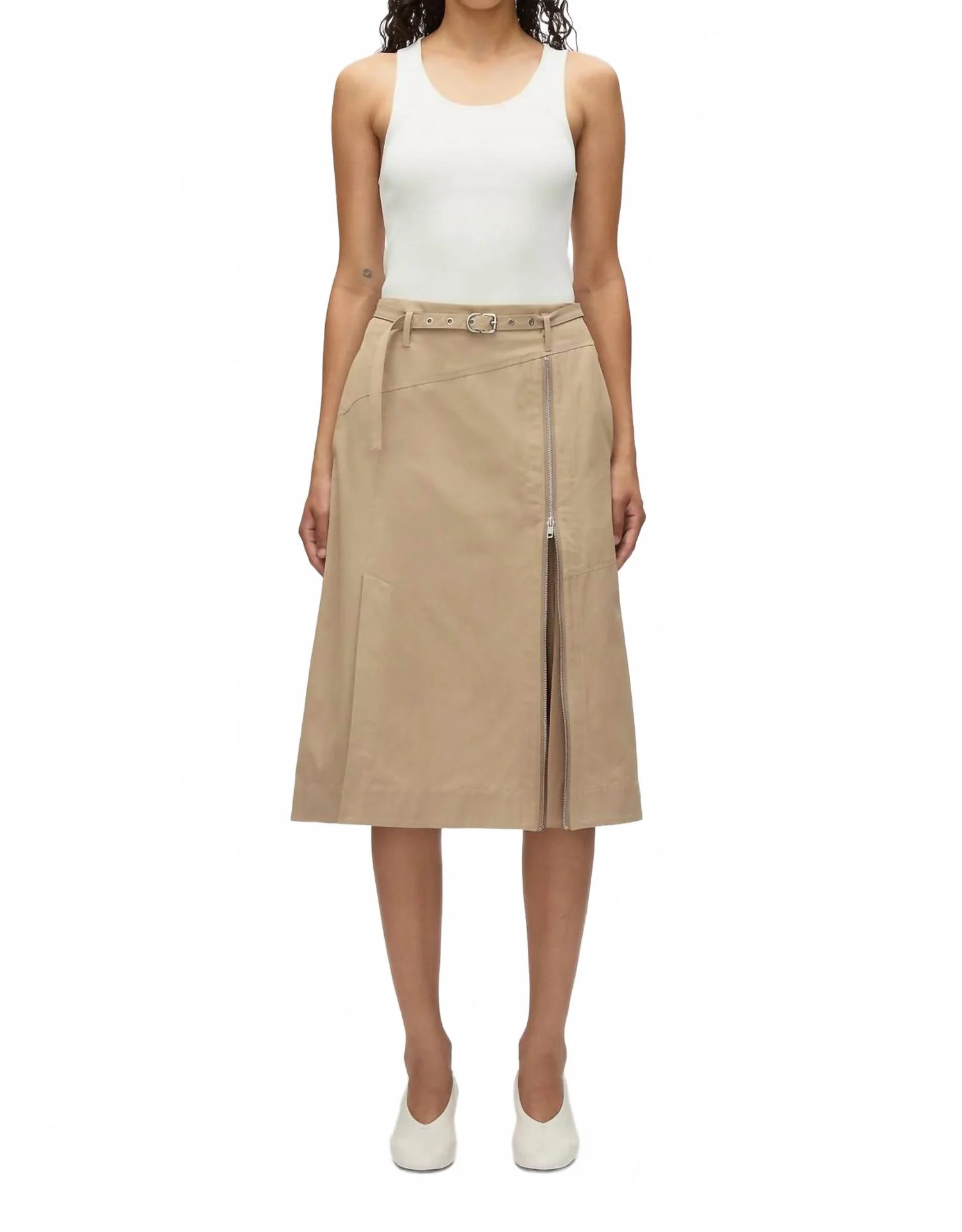 E25136120Ucv Utility Skirt In Khaki
