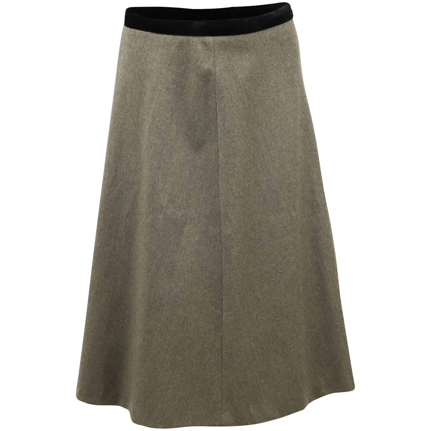 Joseph A-line Skirt in Grey Virgin Wool