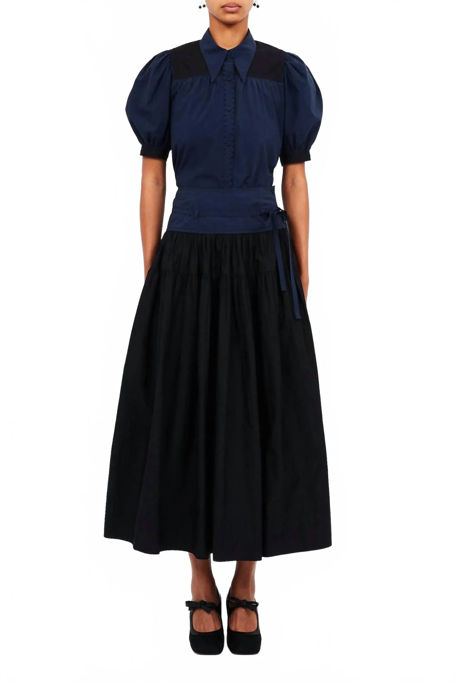 Angeline Skirt In Twilight Colorblock