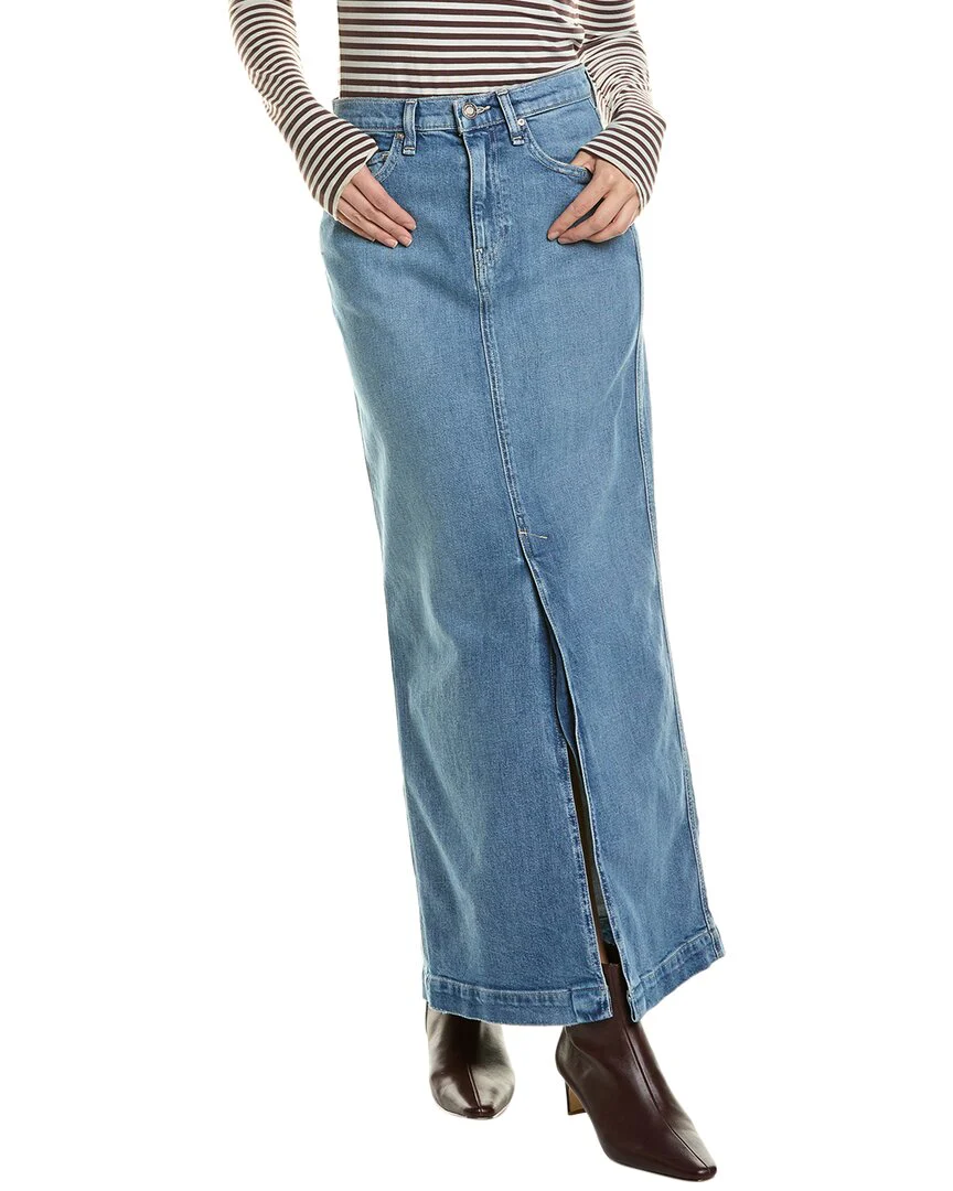 HUDSON Jeans Reconstructed Maxi Skirt