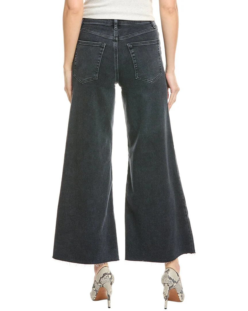 FRAME Denim Le Palazzo Radio Raw After Crop Jean