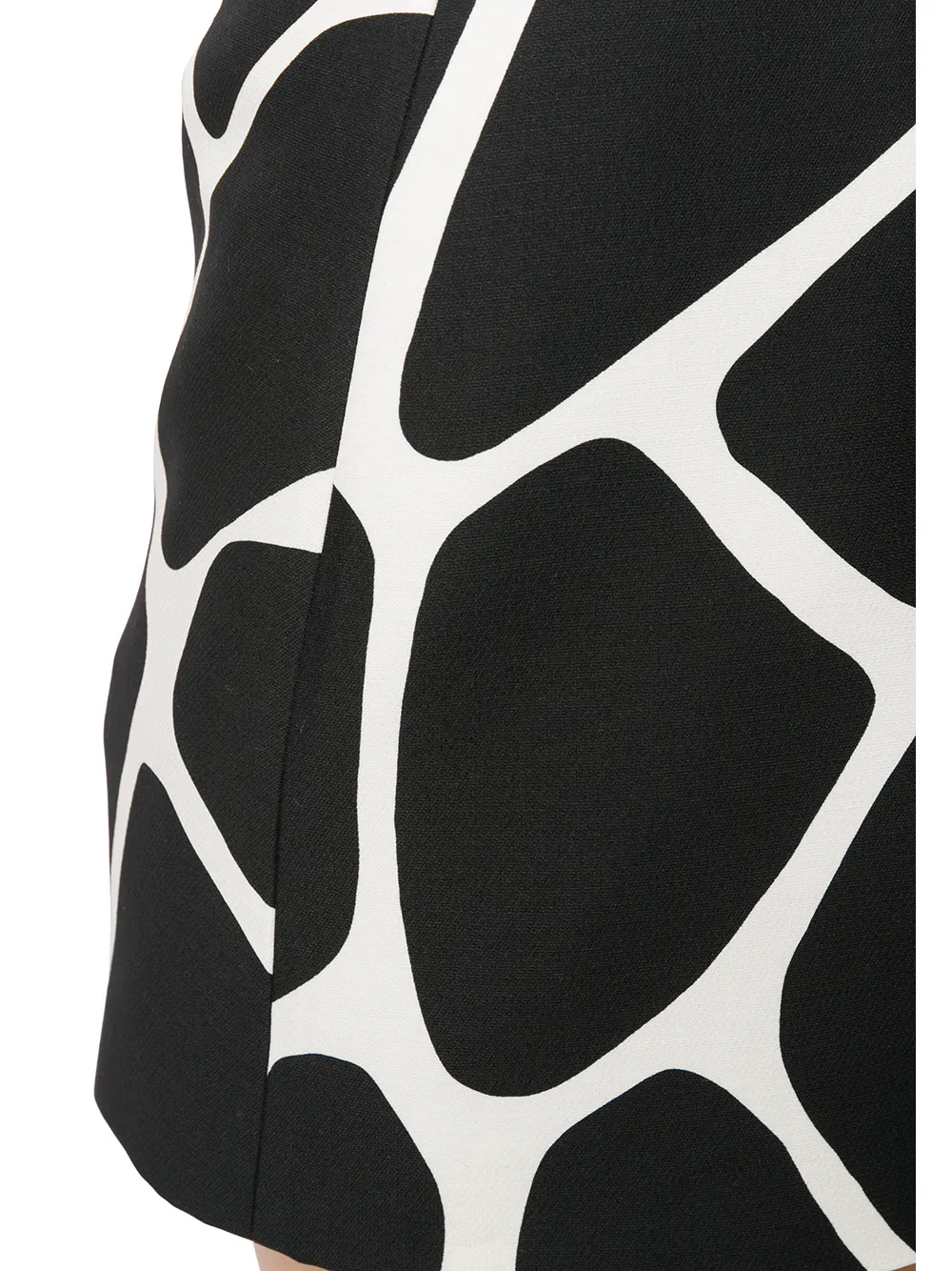 Valentino Garavani Giraffe Print Fitted Mini Skirt