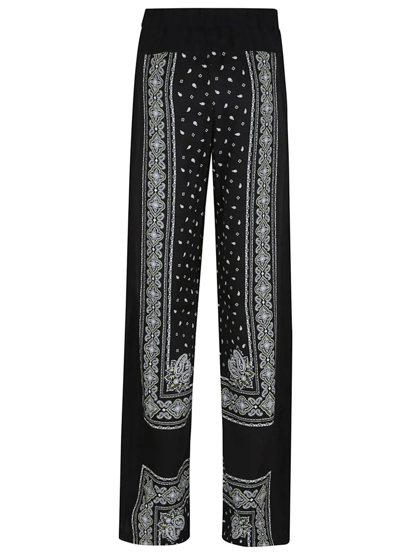 Wide-Leg Pajama Pants In Cashmere Design