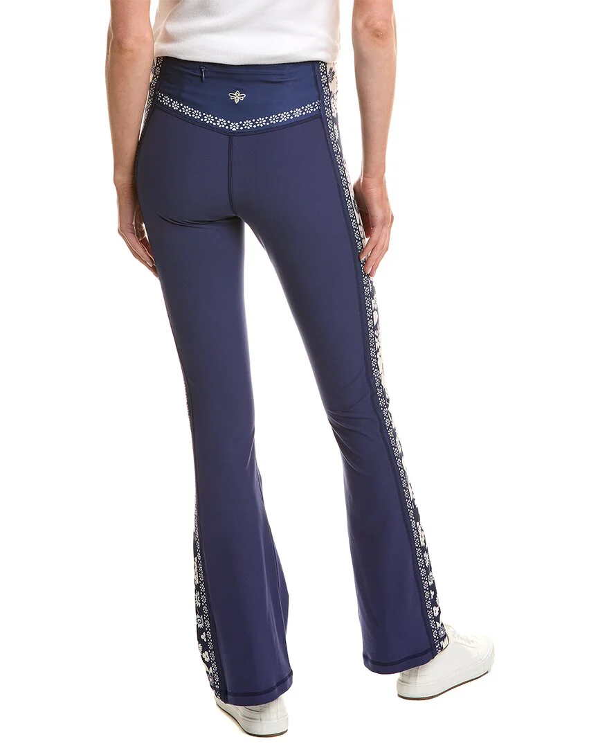 Johnny Was Bee Active High-Waist Sculpting Baby Bell Bottom Legging