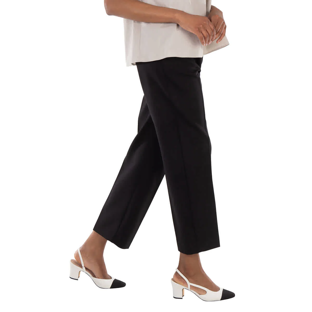 Max Mara Verbano Stretch-Wool Trousers, Brand Size 38 ( US Size 4 )