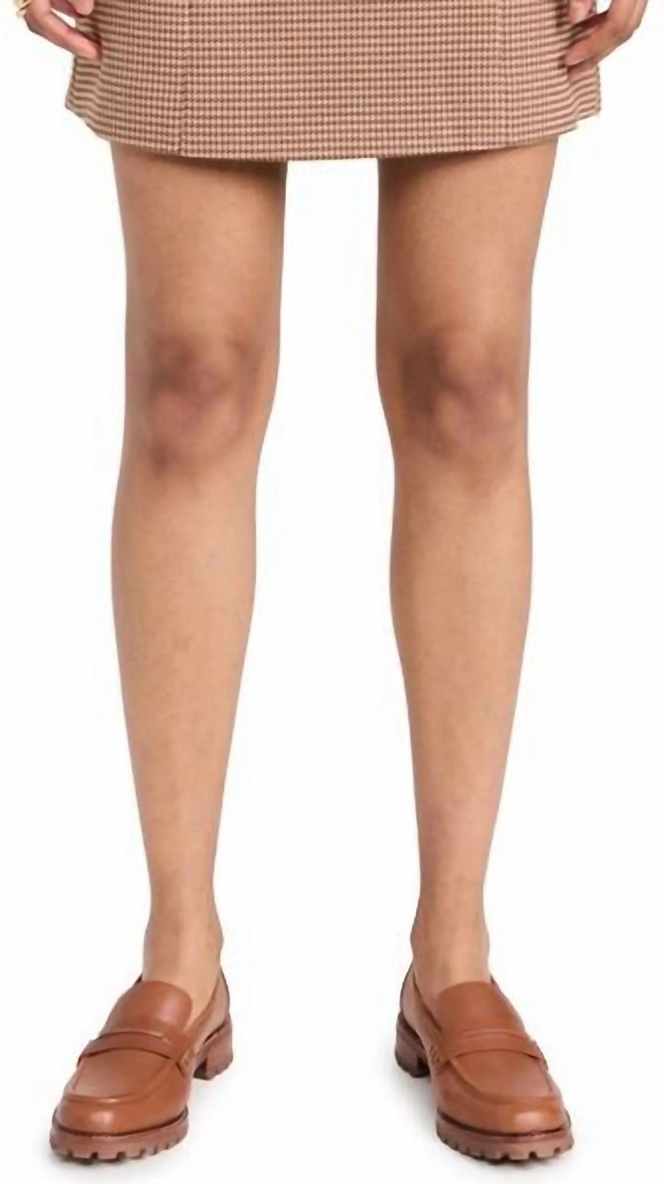 First Wife Mini Skirt In Toffee Houndstoot