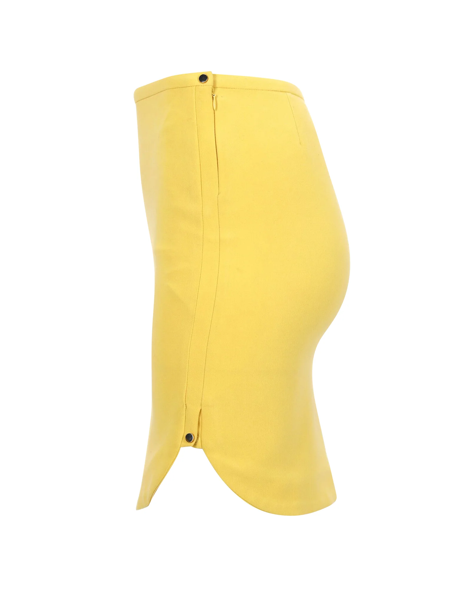 Ba&Sh Dora Mini Skirt in Yellow Polyester