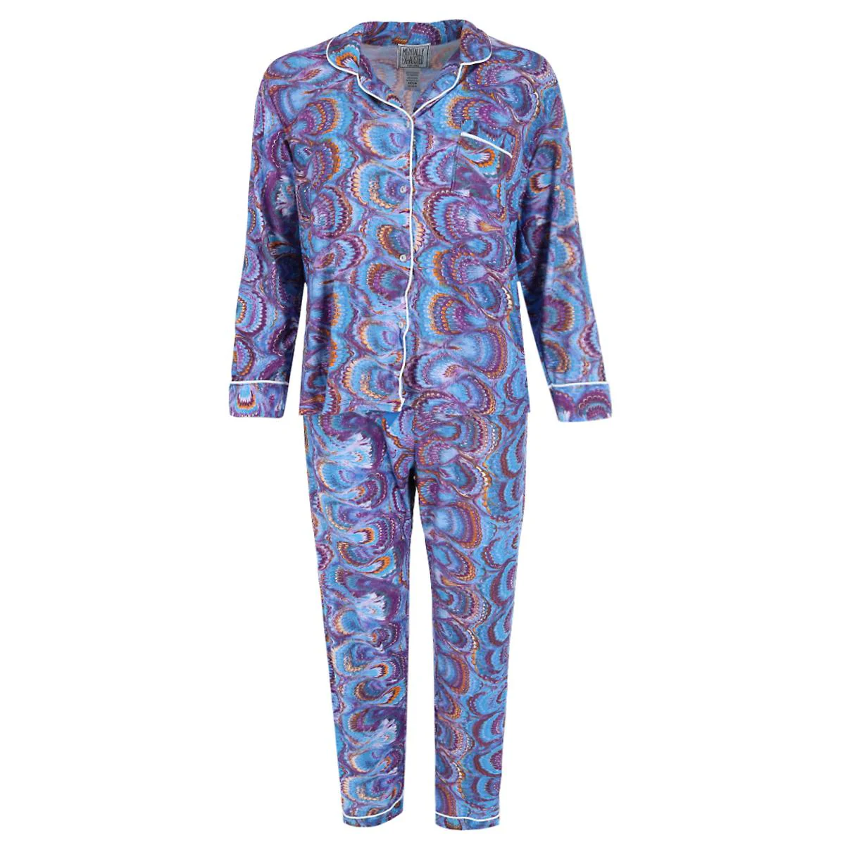 Women's Peacock Swirl Pajama Set