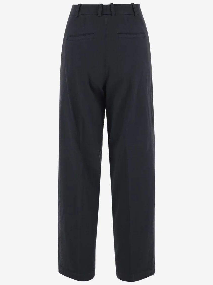 Stretch Cotton Pants