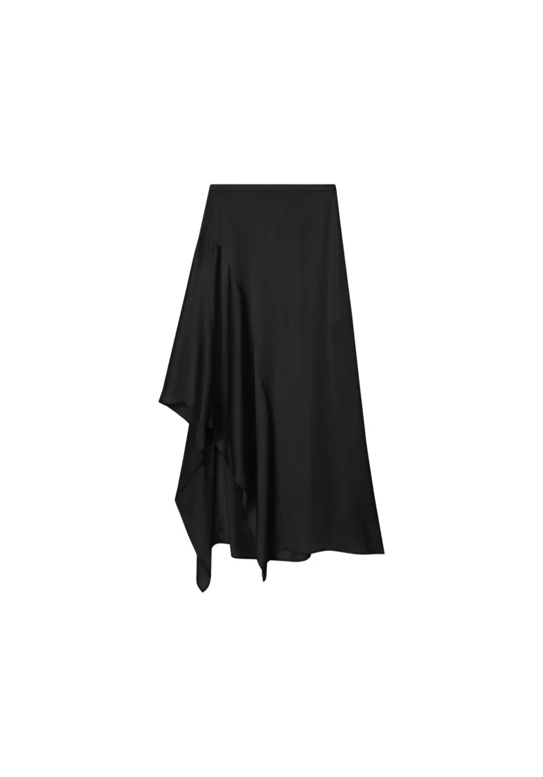 Aster - Satin Maxi Skirt