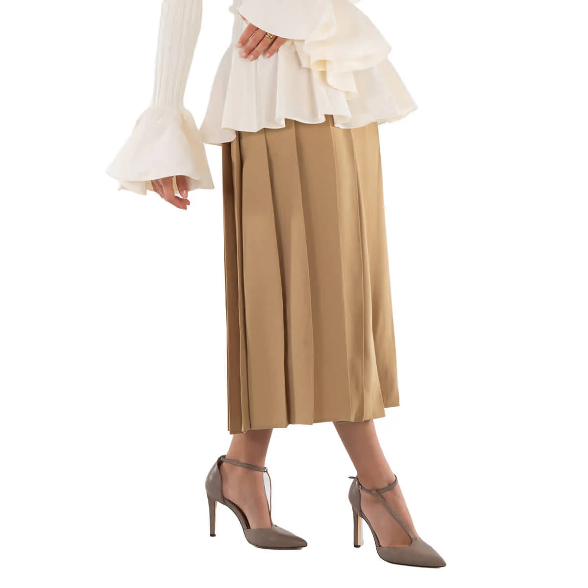 Polo Ralph Lauren Large Pleated Midi Skirt
