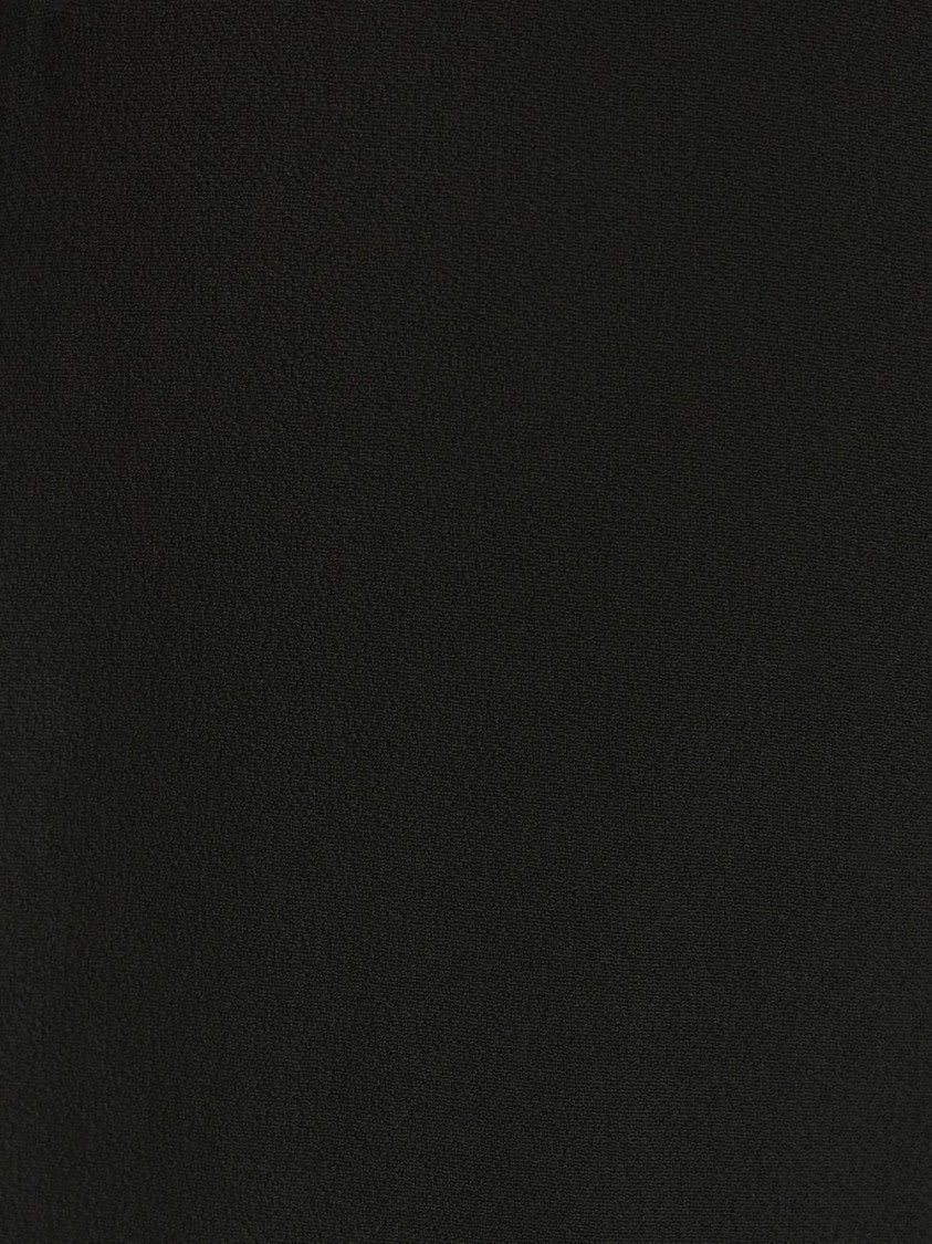 Flared Black Trousers With Tailored Fit