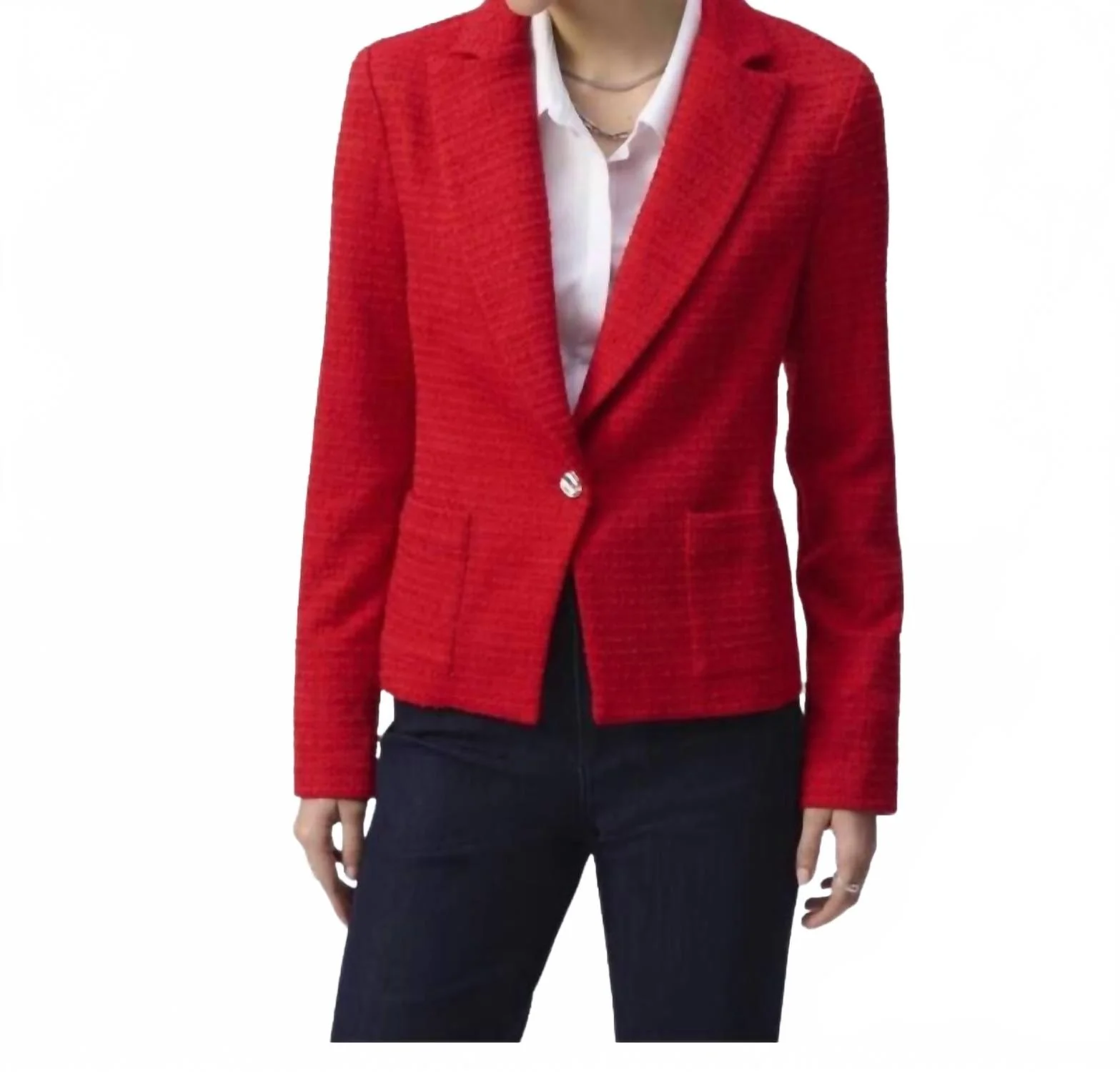 Everly Blazer In Red