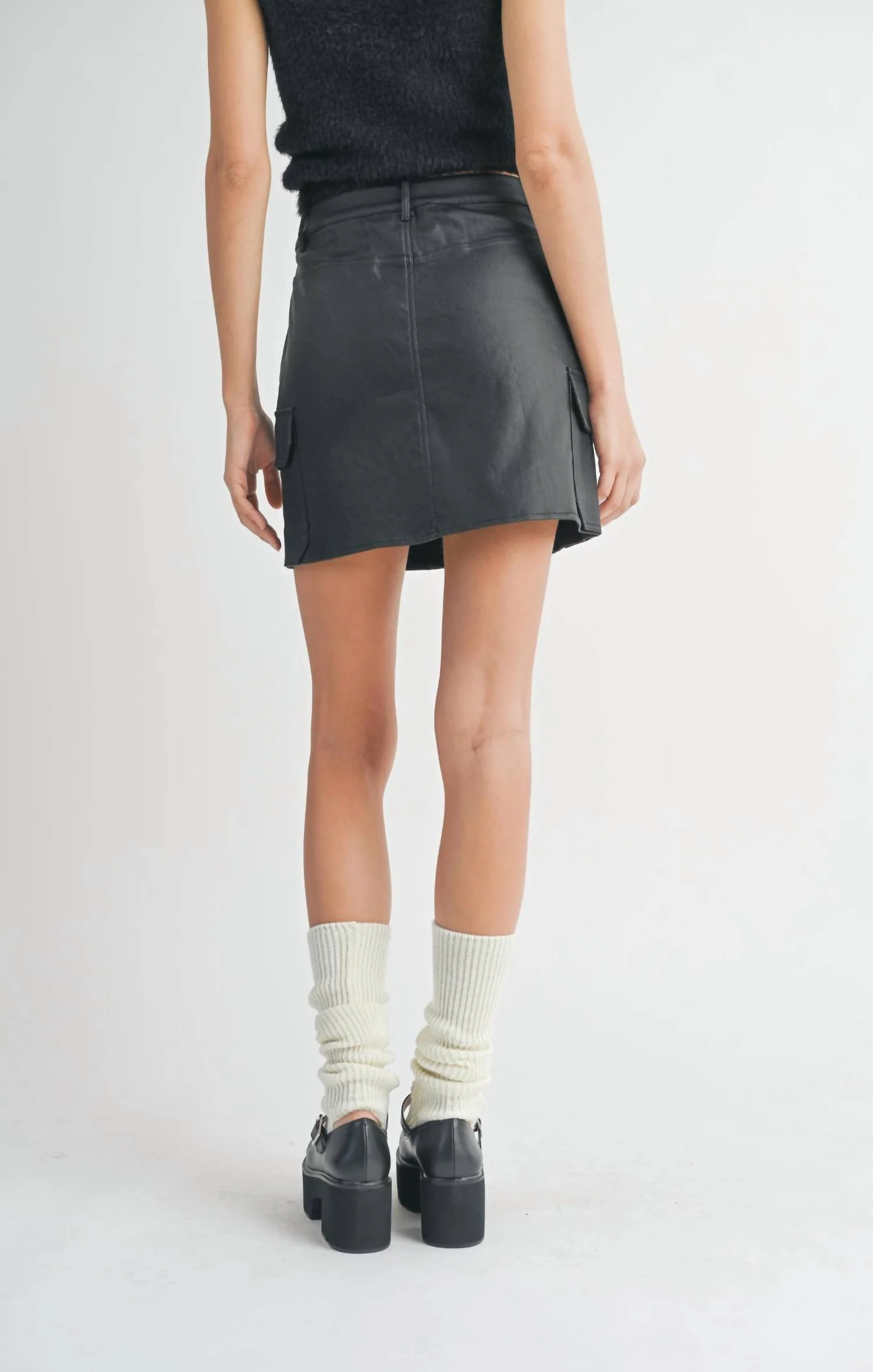 Sheila Cargo Skirt In Black