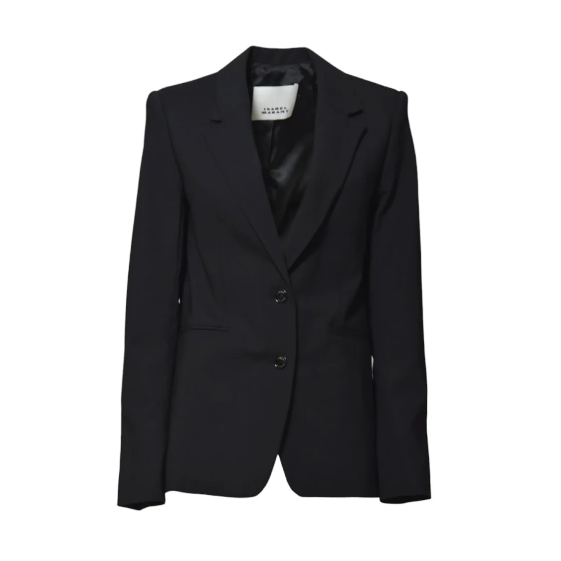 Reva Tailored Jacket In Black Wool