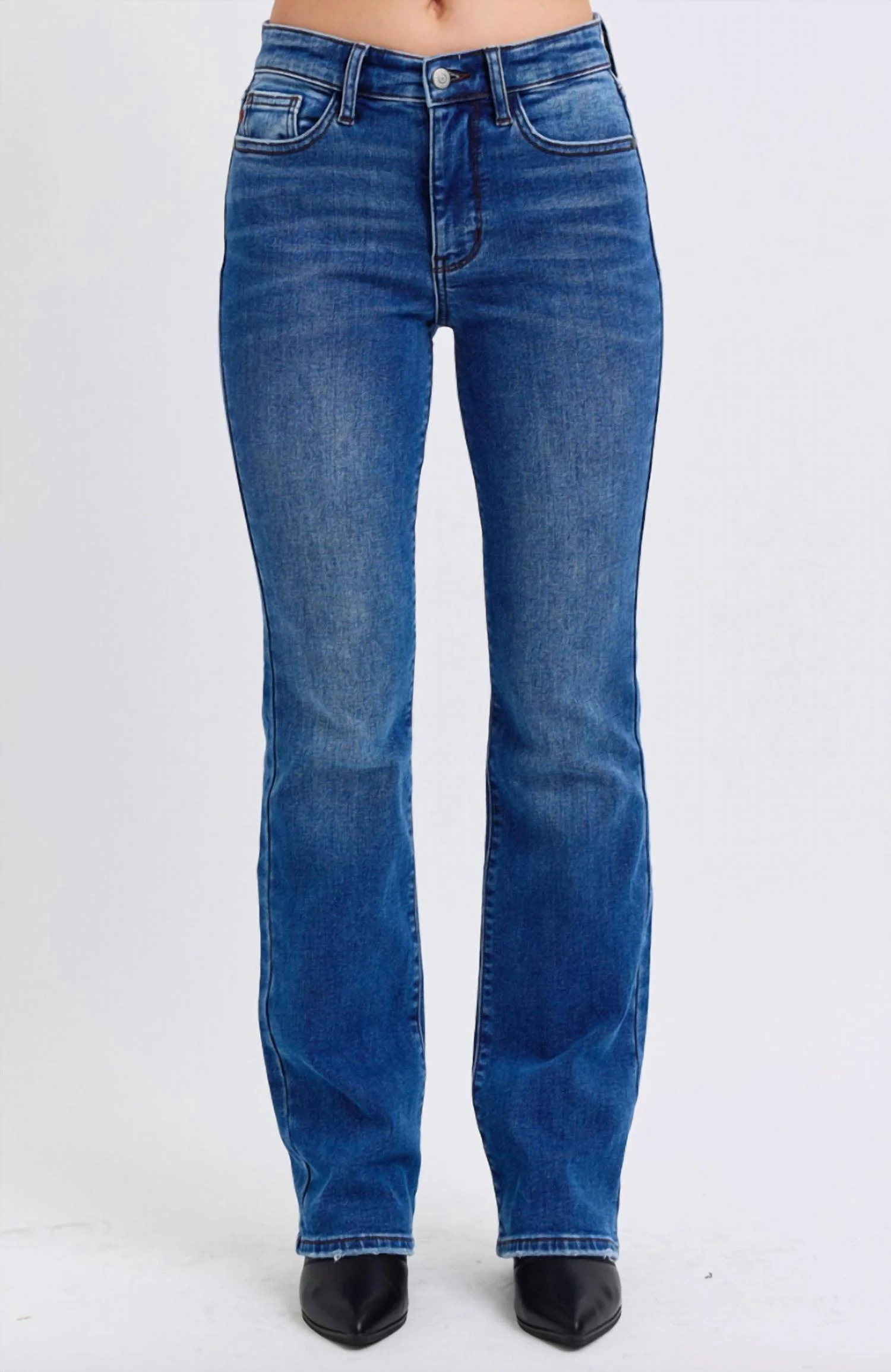 Thermal Bootcut Jean In Dark Wash