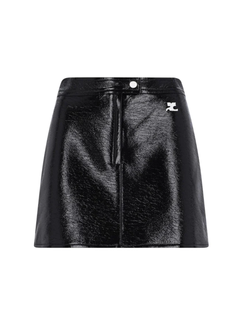 Re Edition Mini Skirt Black