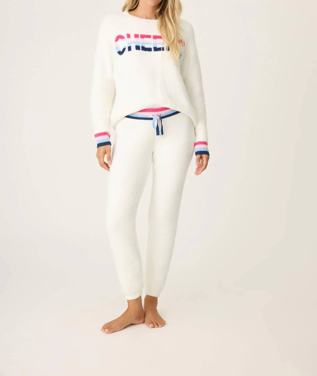 Cheers Marshmallow Party Lounge Set In White