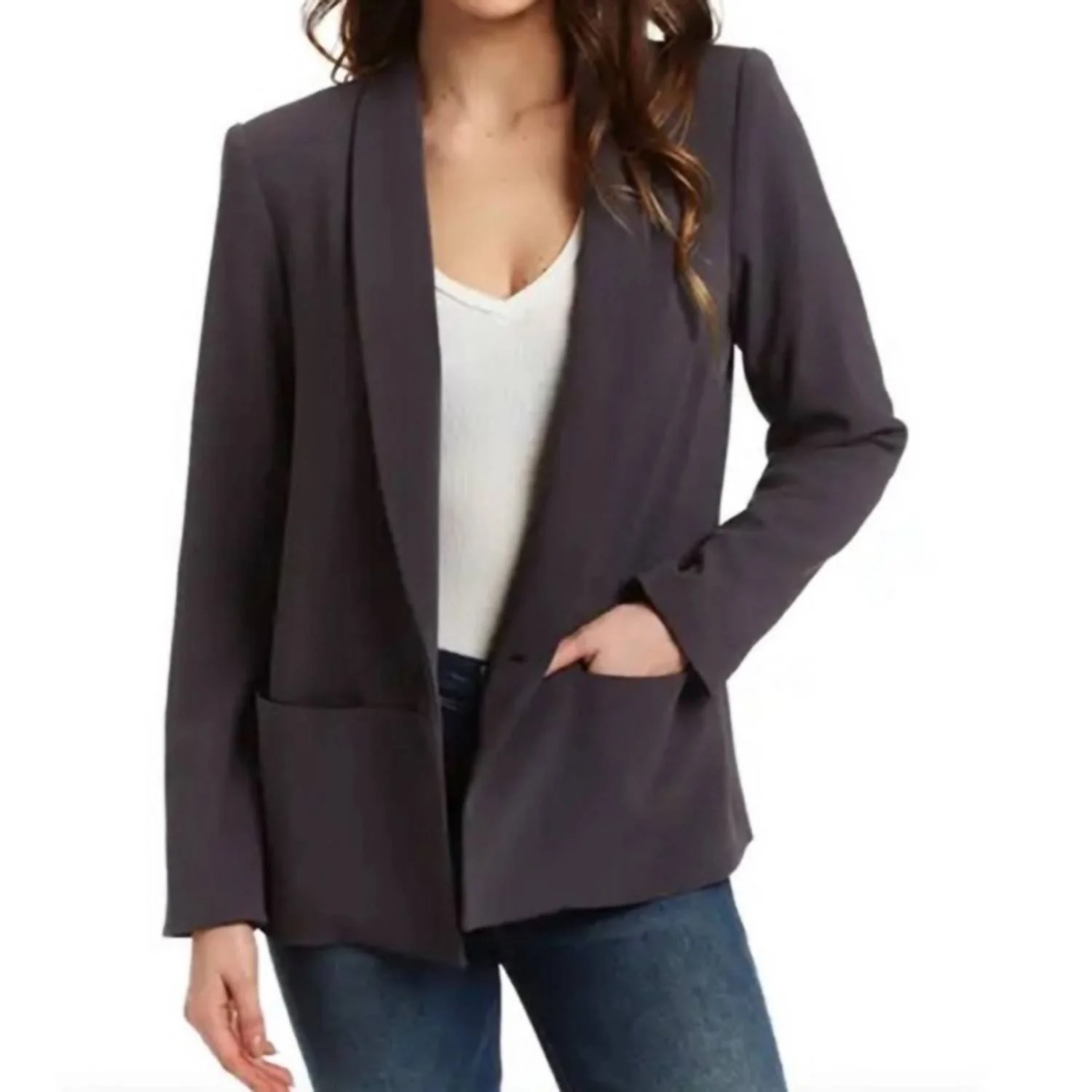 Blake Blazer In Steel