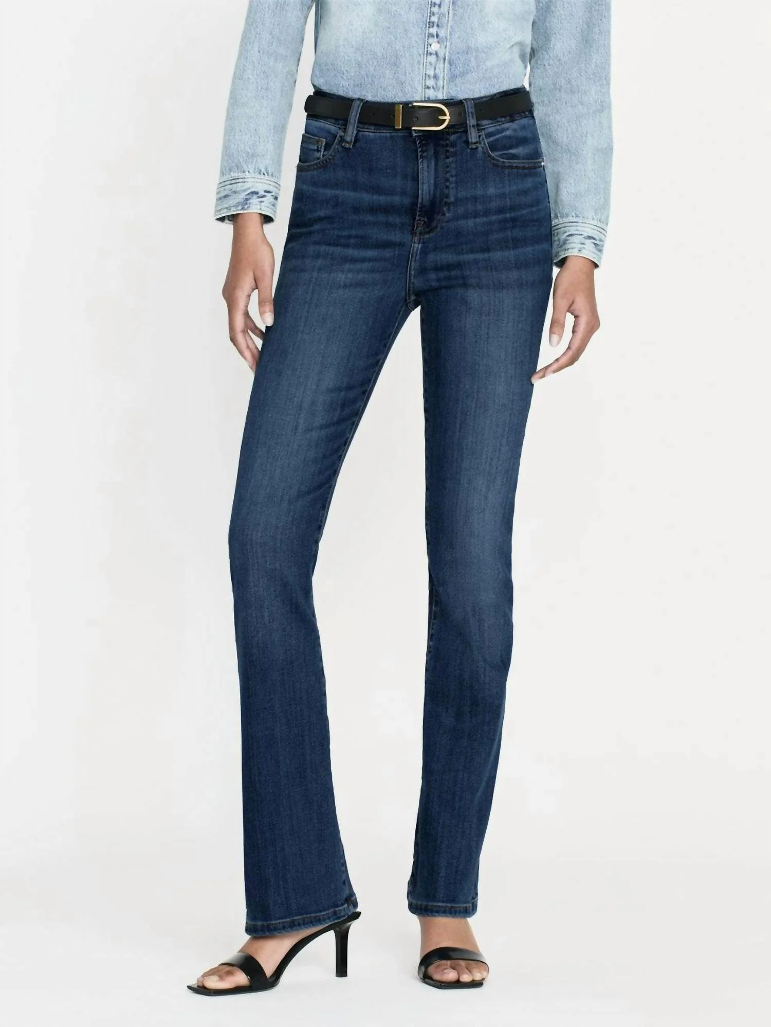 Le Mini Bootcut Jeans In Poe Jeans
