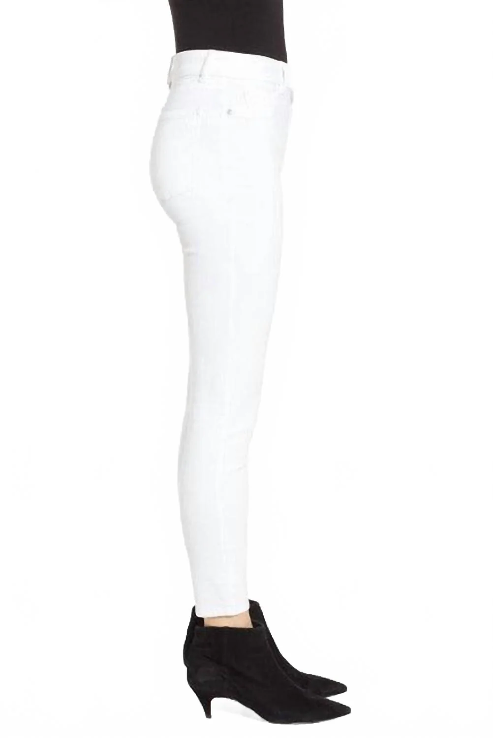 Farrow High Rise Skinny In Porcelain