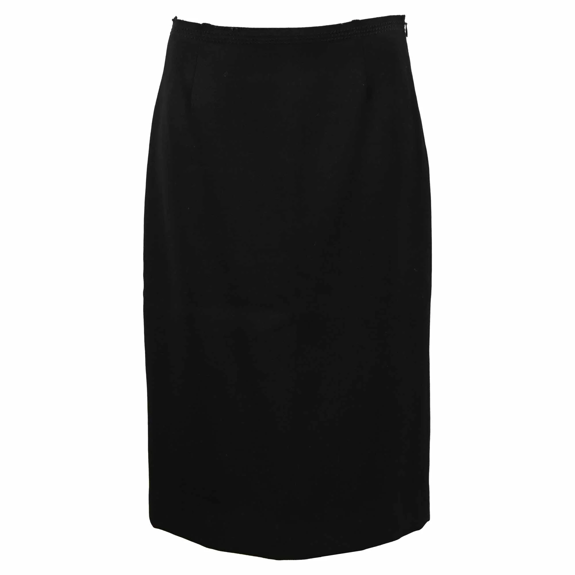 Miu Miu Pencil Skirt in Black Wool