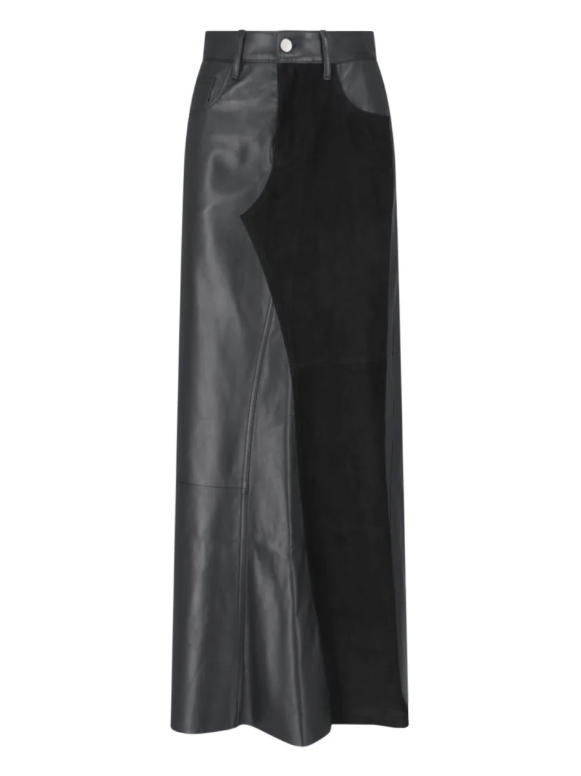 Maxi Leather Skirt – Black