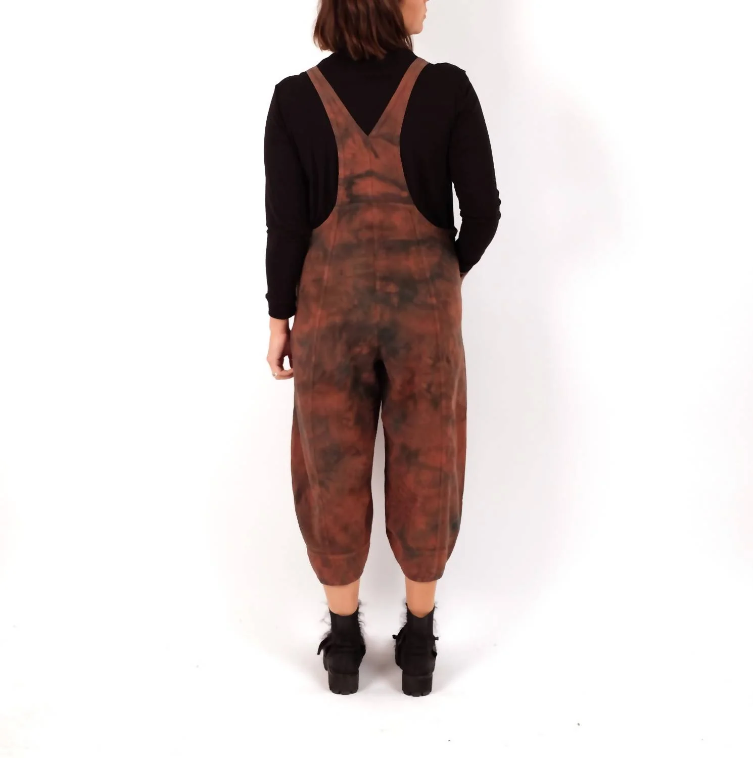 Vernon Wide Leg Overalls In Outback