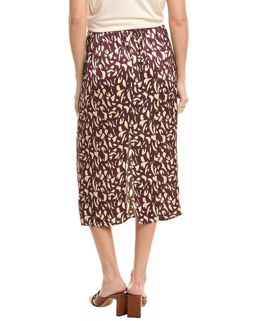Velvet by Graham & Spencer Juno Printed Satin Skirt