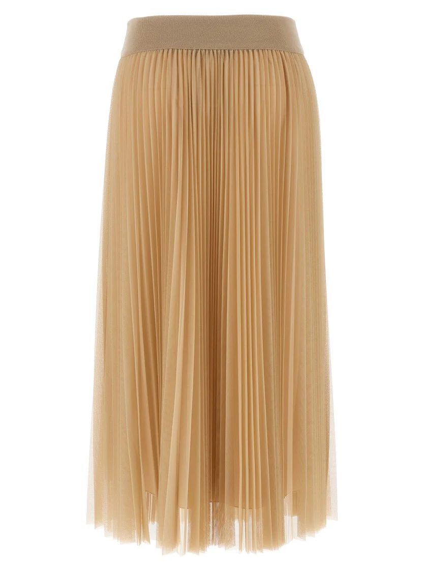 Midi Skirt In Pleated Tulle