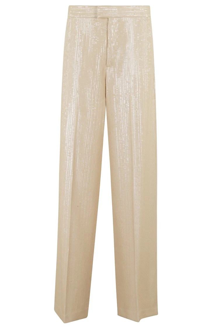 Raffia Sequins Trousers
