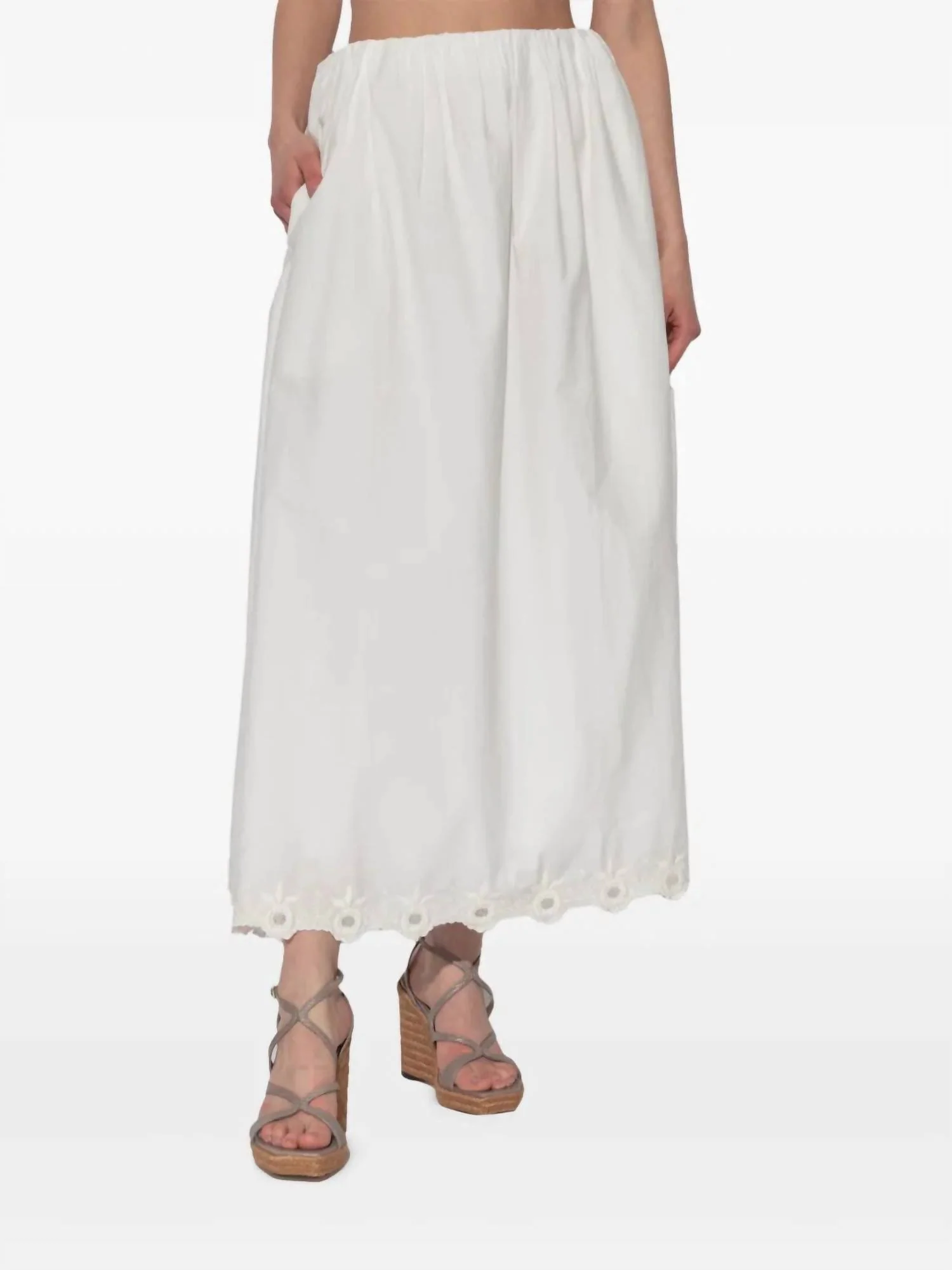 Antoinette Skirt In Vintage White