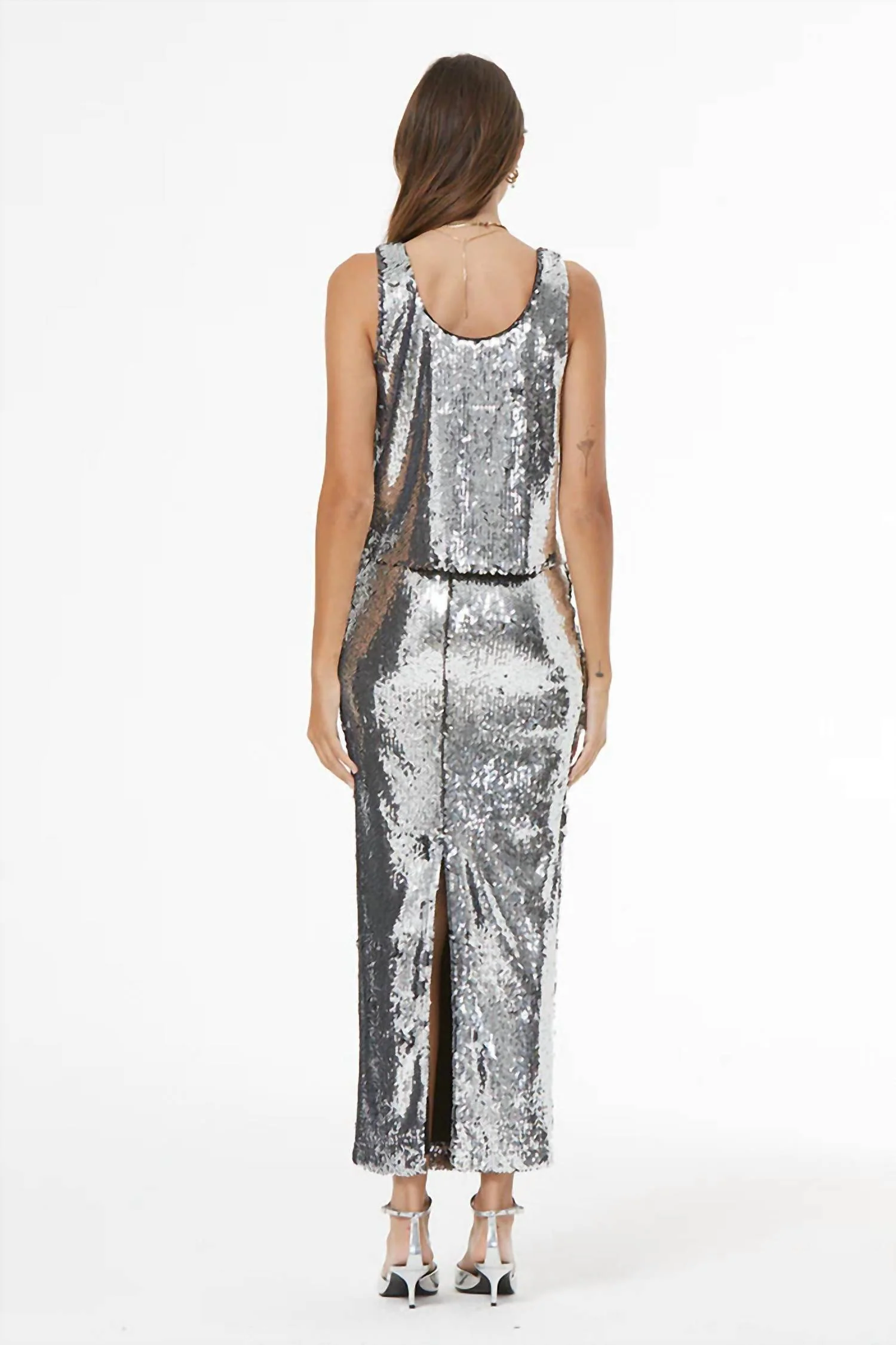 Oxyl Skirt In Silver