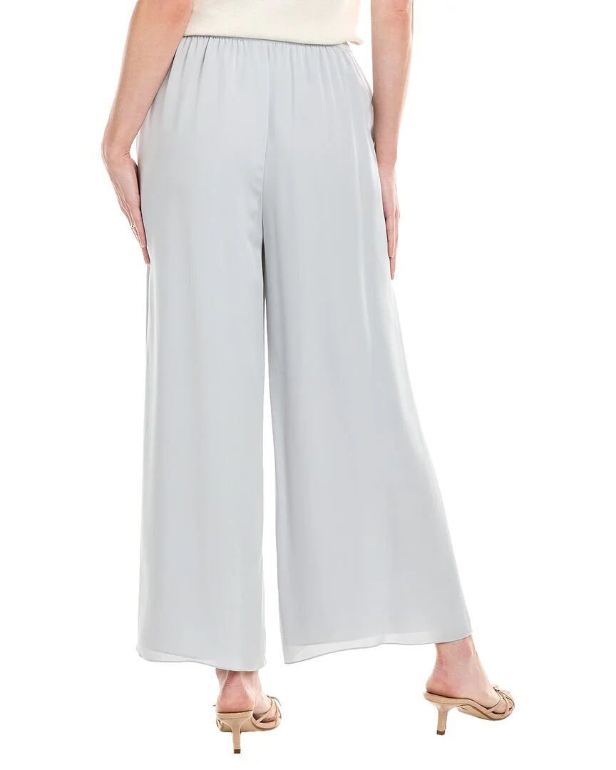 Theory Silk Wide Leg Pant
