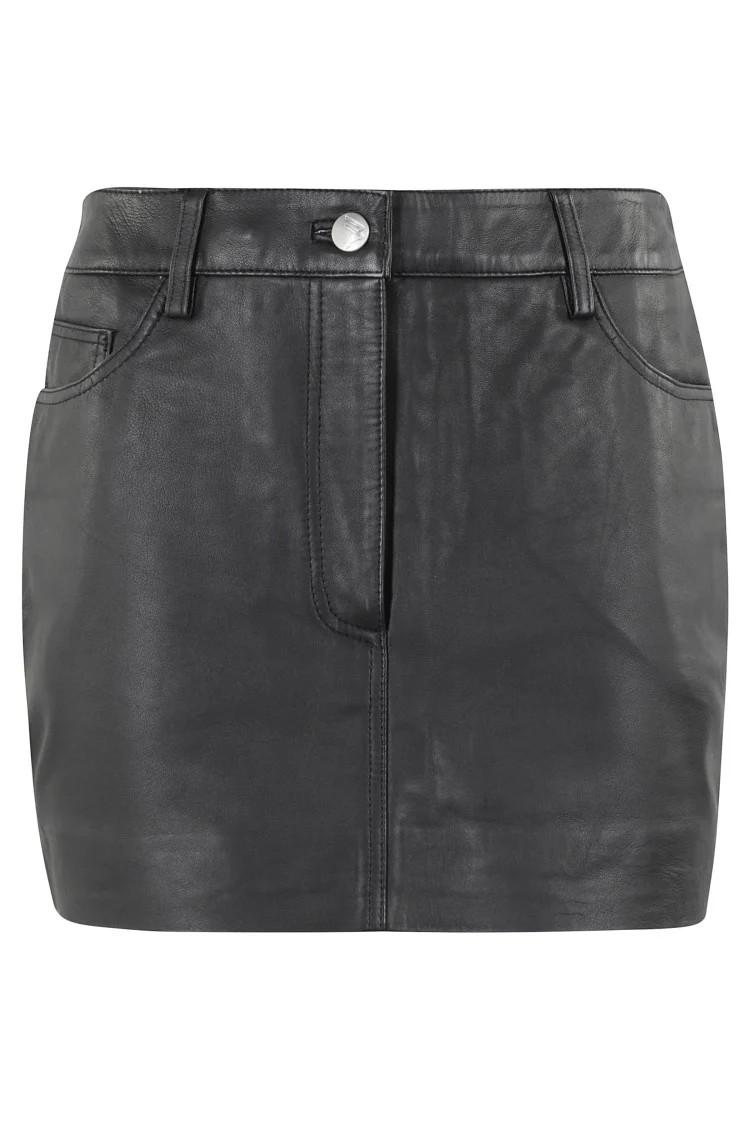 Leather Mini Skirt