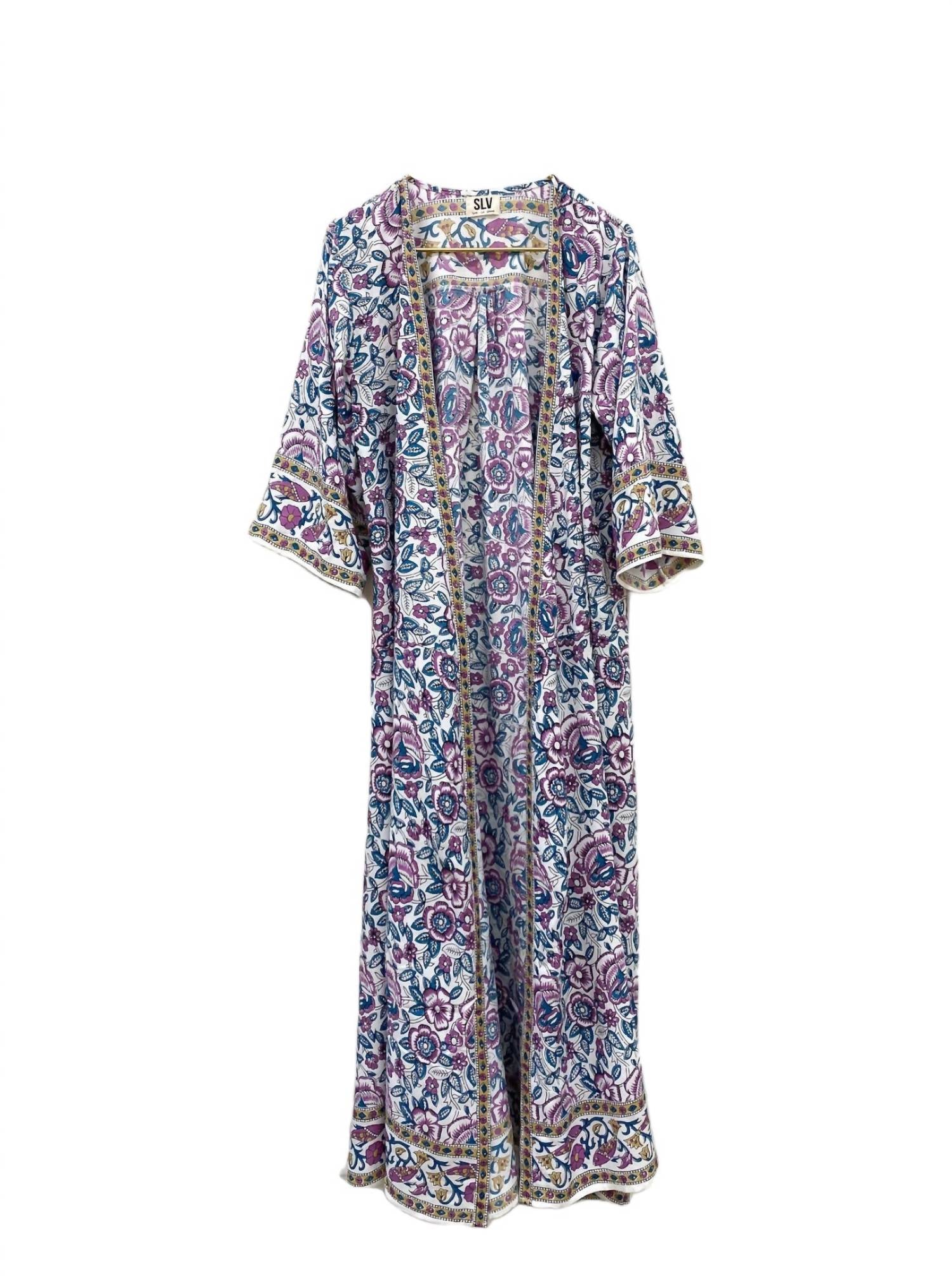 Draper Robe In Purple