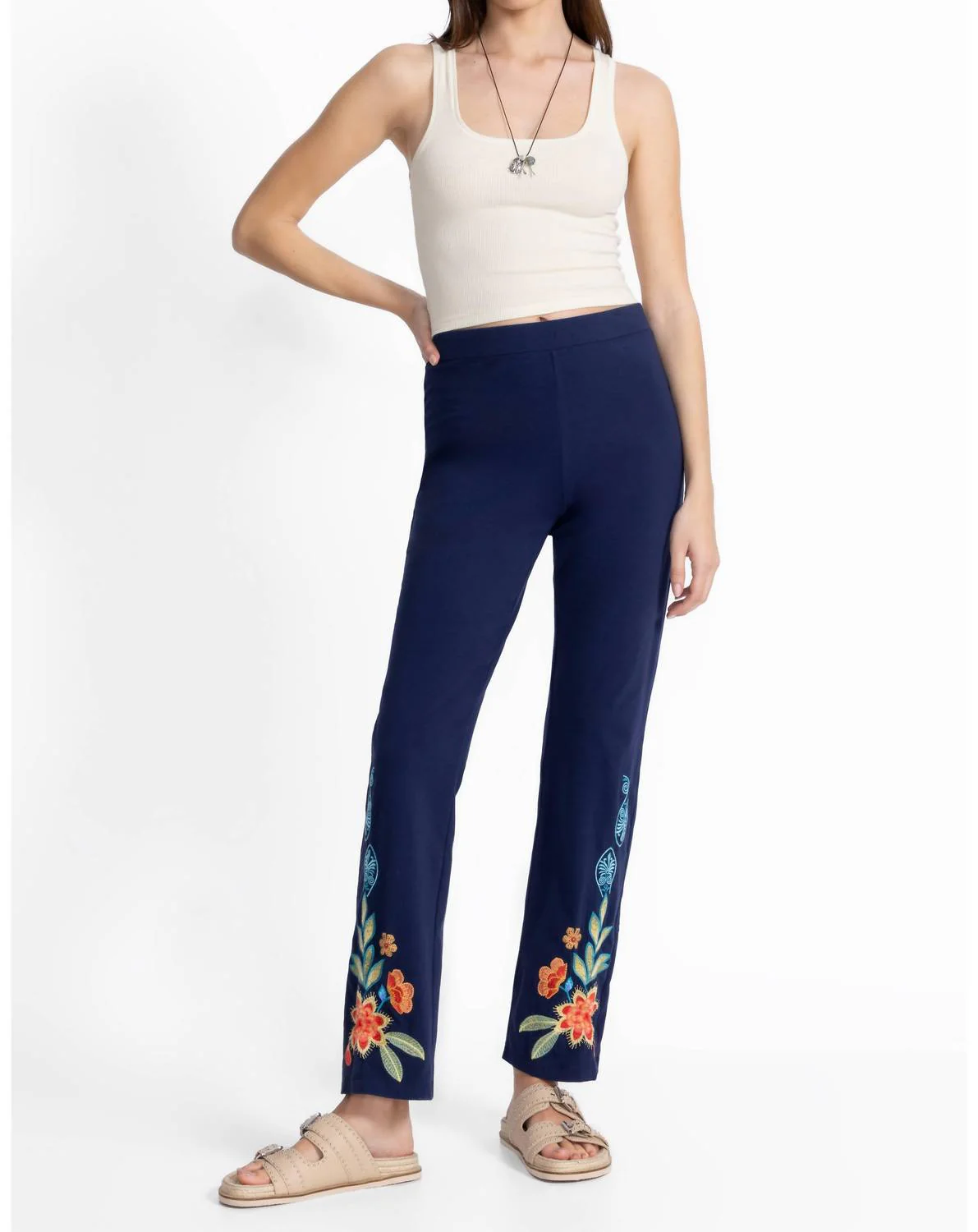 Baby Boot Legging Akari Pants In Blue Night
