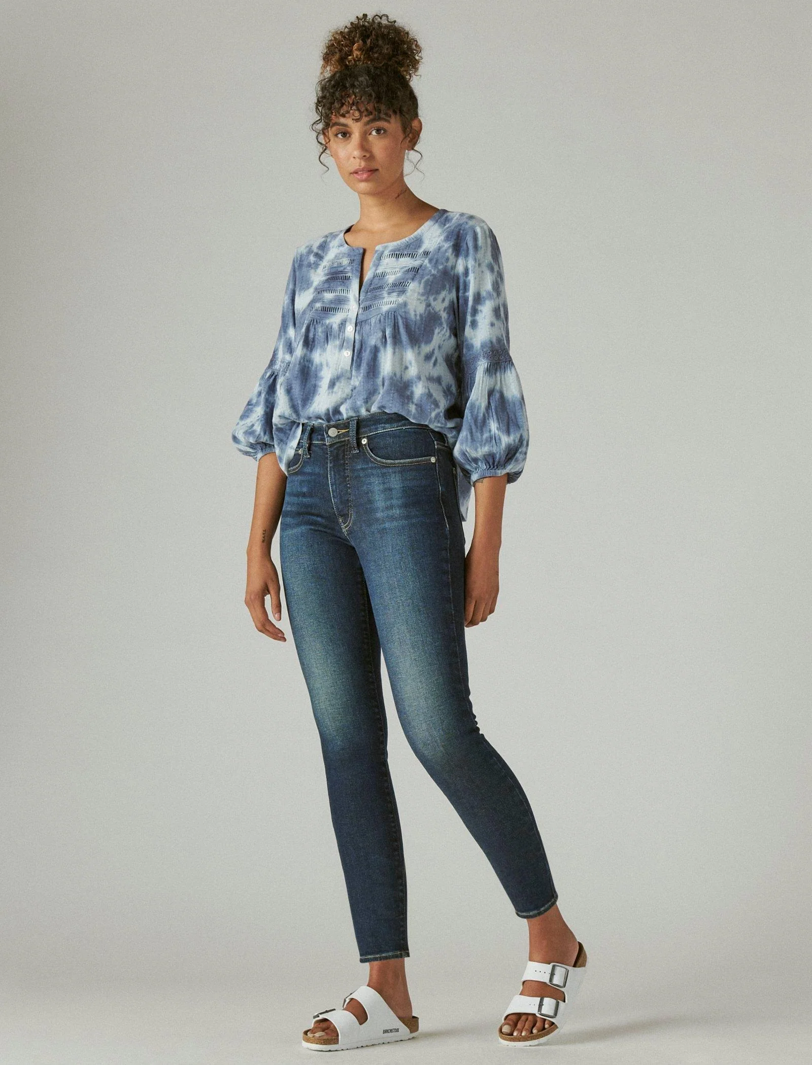 Lucky Brand Women's High Rise Curvy Skinny