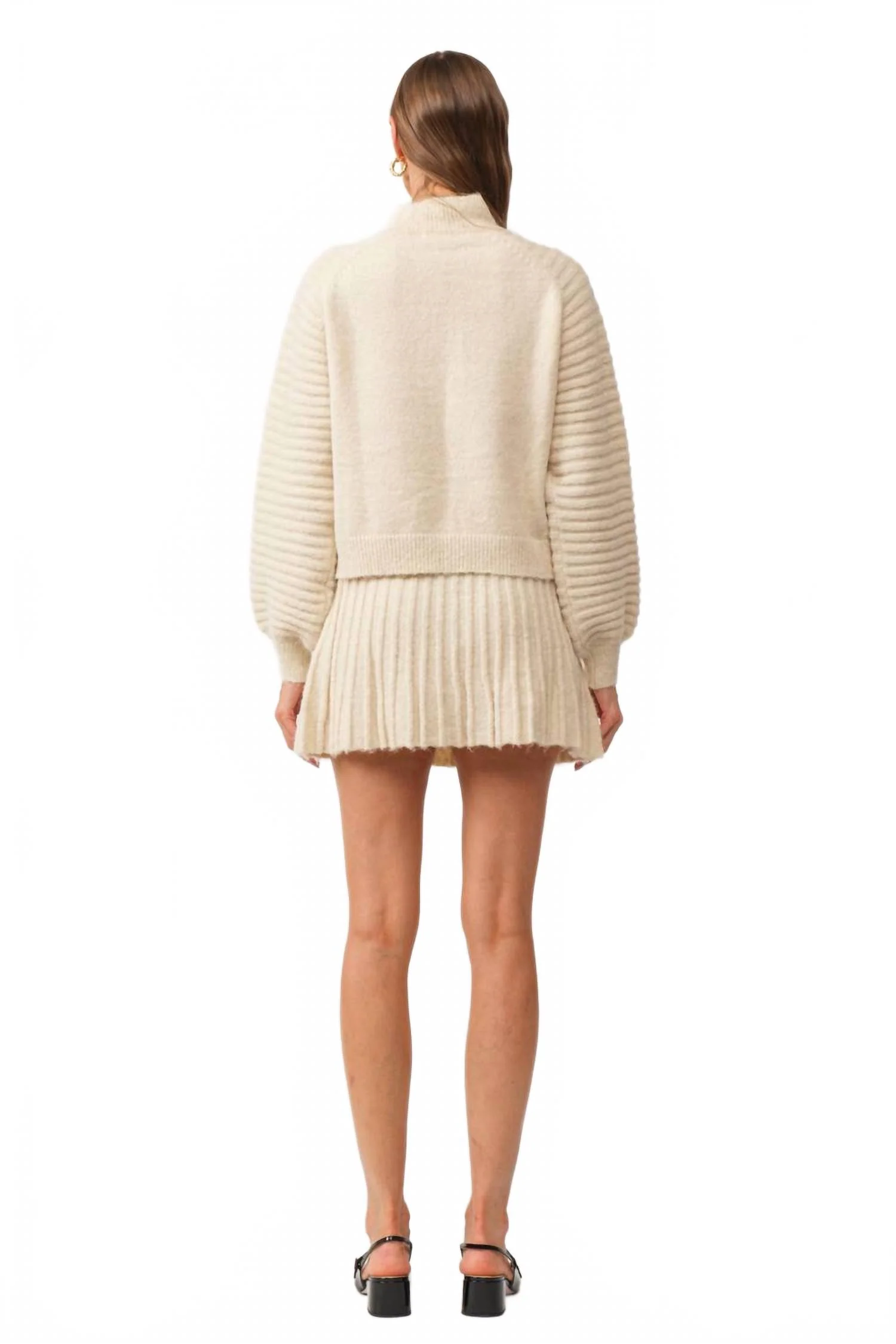 Gabrielle Sweater Set In Cream