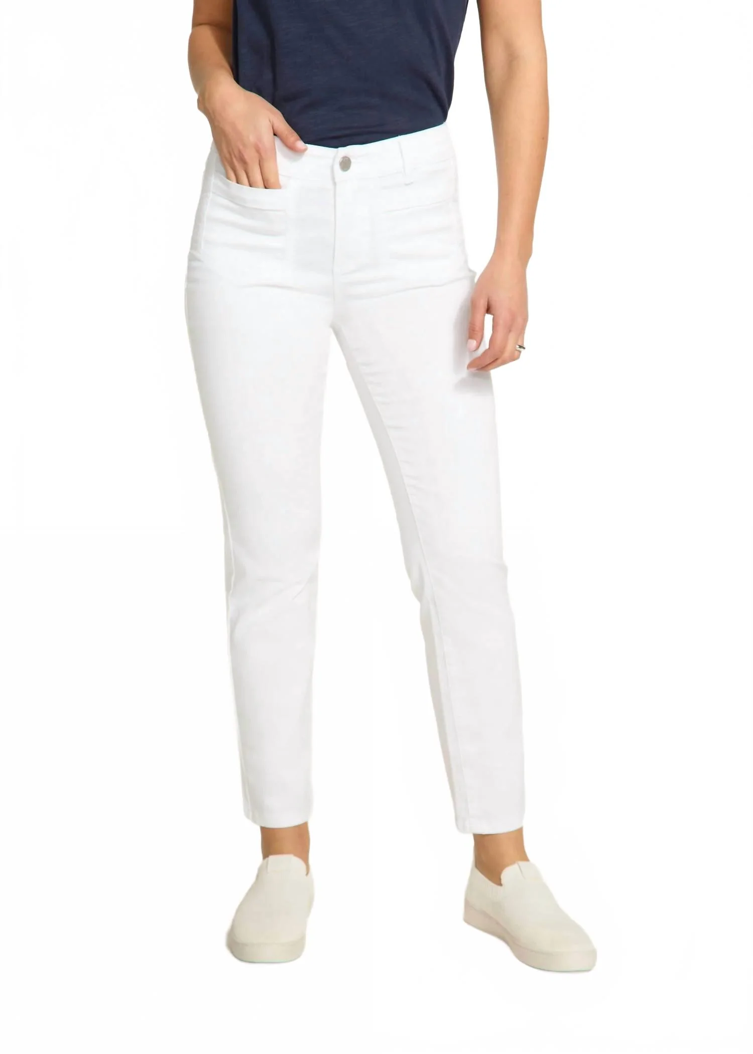 Women's Christina Straight Leg Denim In White