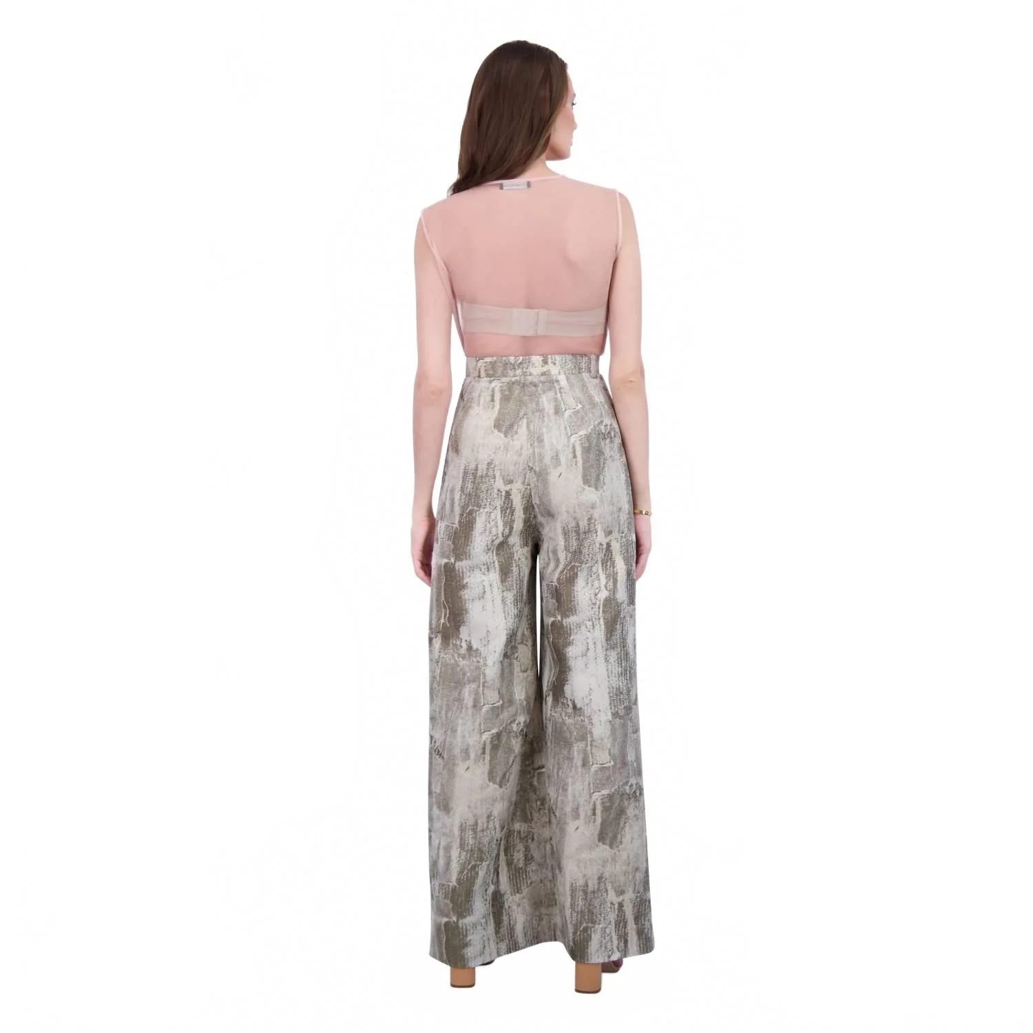 Boundless Pant-Skirt In Swirling Sand