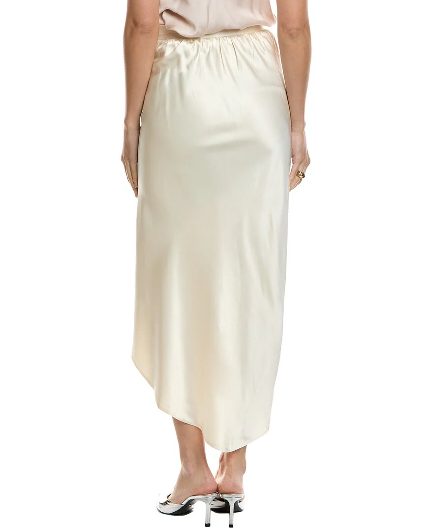 Reiss Elsa Silk Wrap Skirt